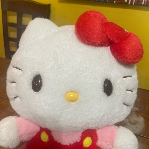 Sanrio Hello Kitty Toy Plush Red Bow NO. 277 - Picture 1 of 6